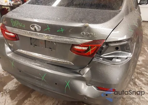 2018 Infiniti Q70L 3.7X Luxe z USA, uszkodzony, nr VIN JN1BY1PR3JM370240